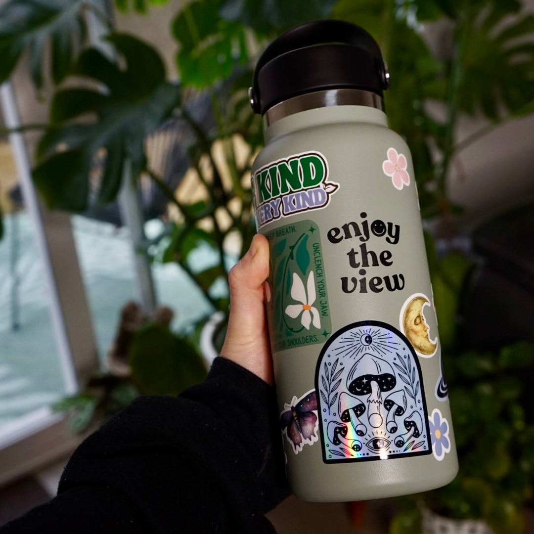 Holographic Muchroom Arch Sticker