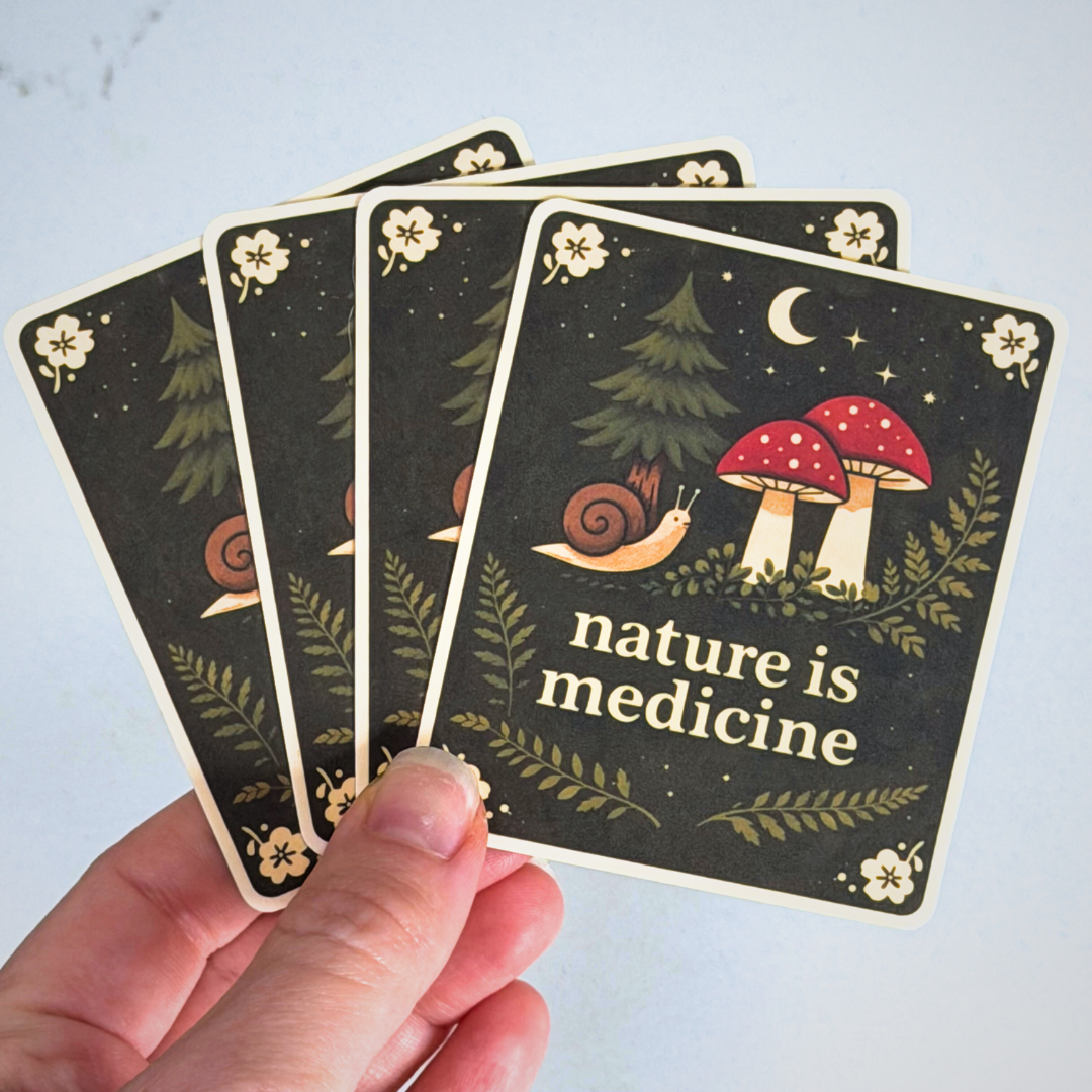 Nature is Medicine Sticker