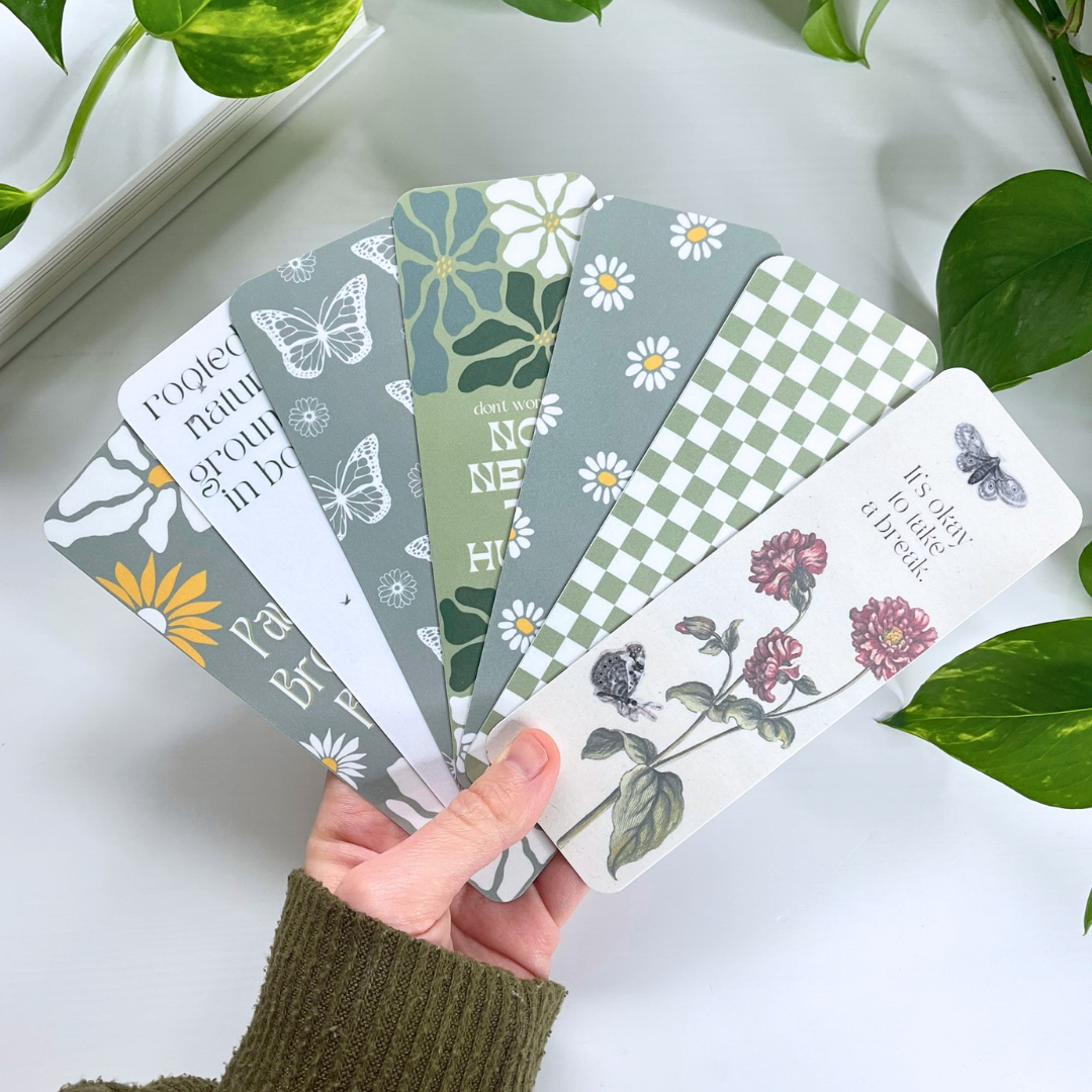 Mindfulness Bookmarks - Double Sided