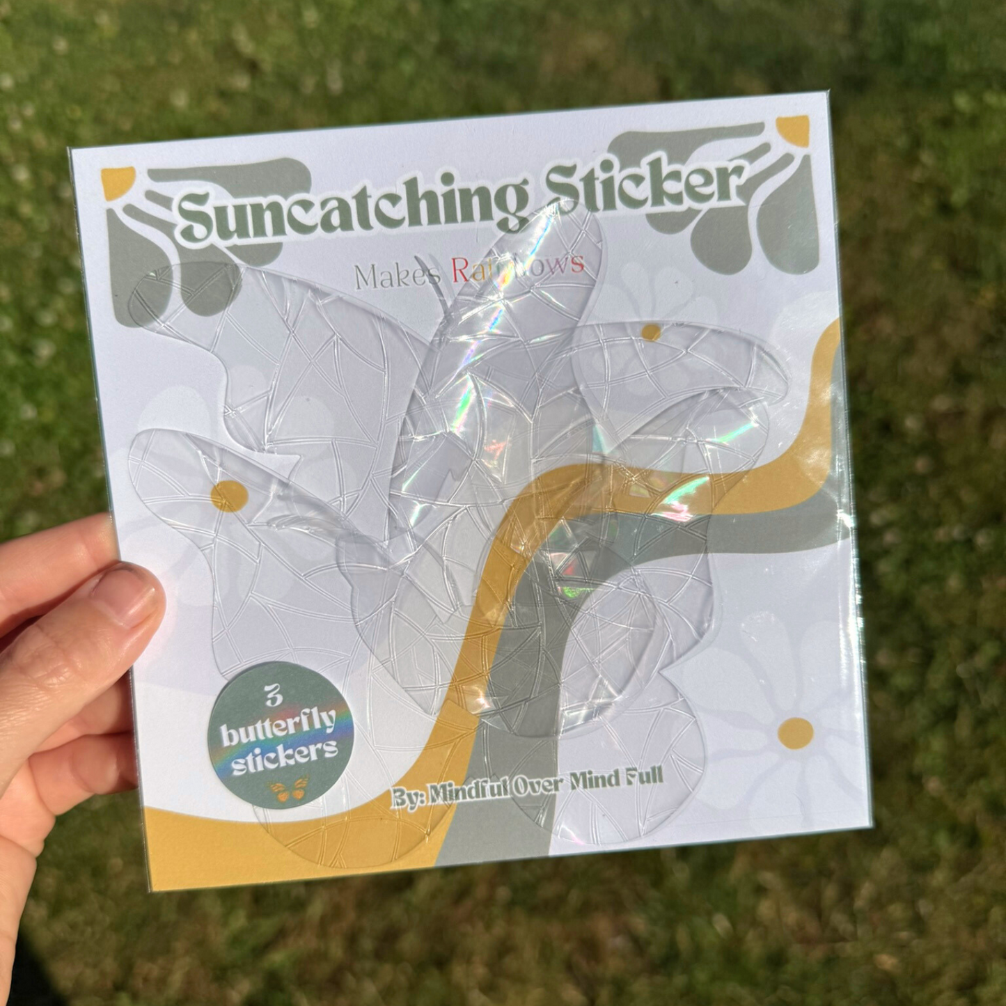 Butterfly Suncatcher Stickers
