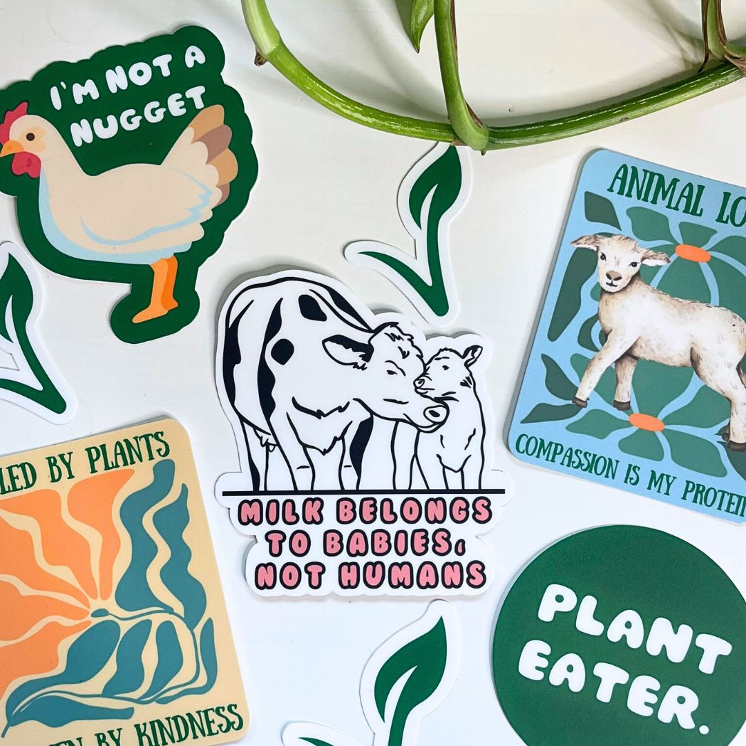 Fueled By Plants - Driven By Kindness, Vegan Sticker