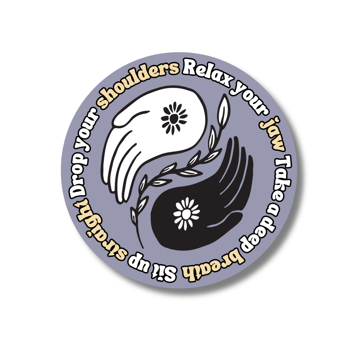 Anxiety Self Care Reminder Sticker