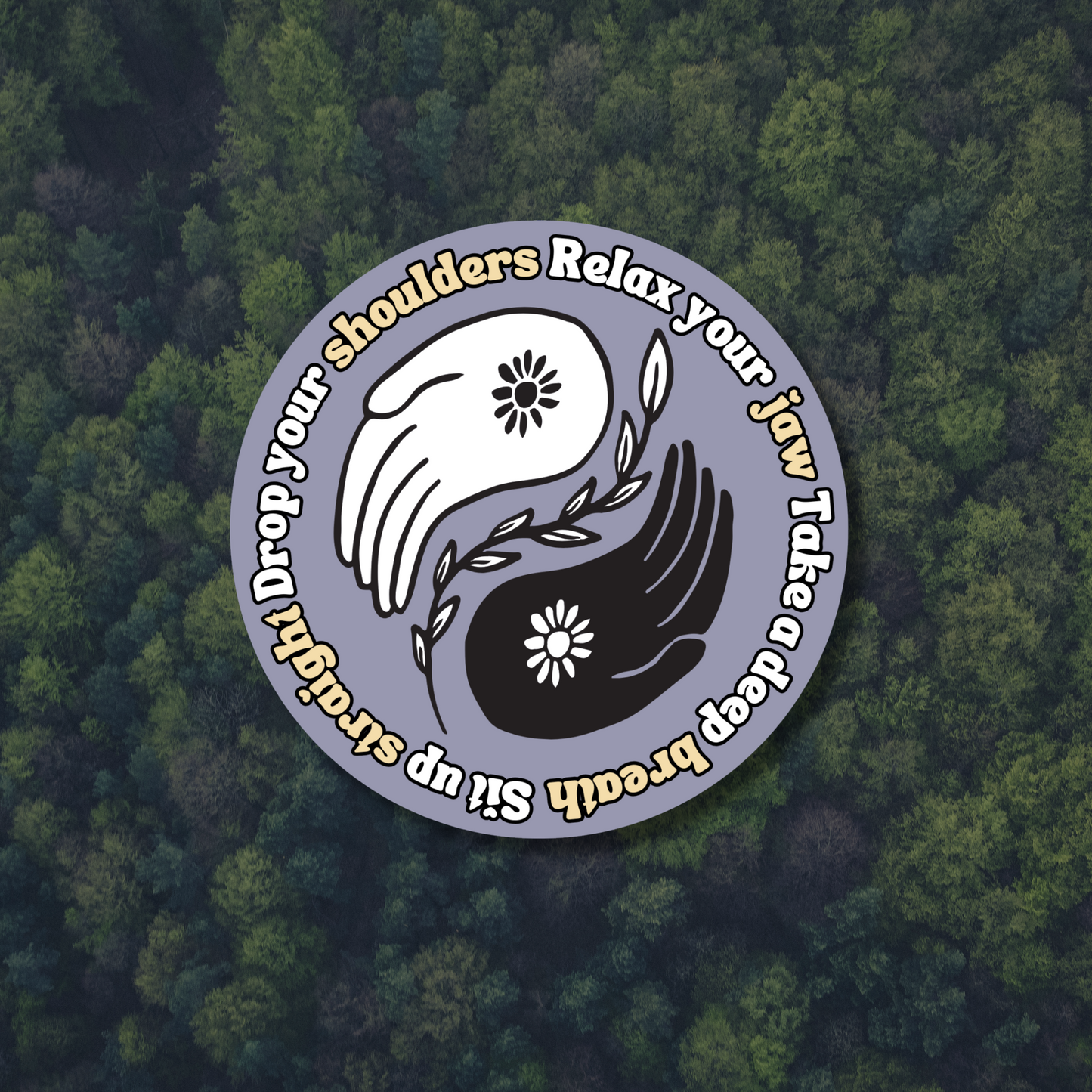 Anxiety Self Care Reminder Sticker