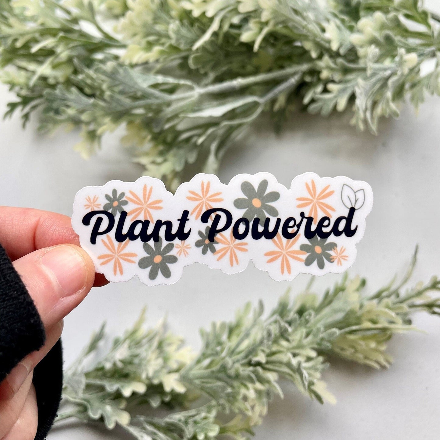 Plant Powered Vegan Sticker