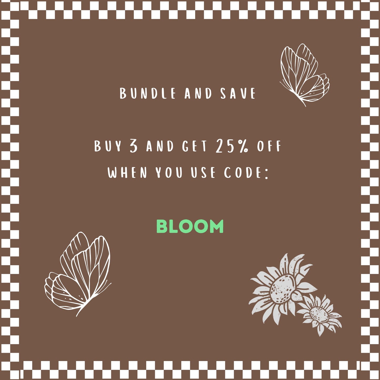 Small Daisy Flower Waterproof Sticker Pack, Smiley Face Stickers, Water Bottle Stickers, Kindle Stickers, Mini Daisy Stickers