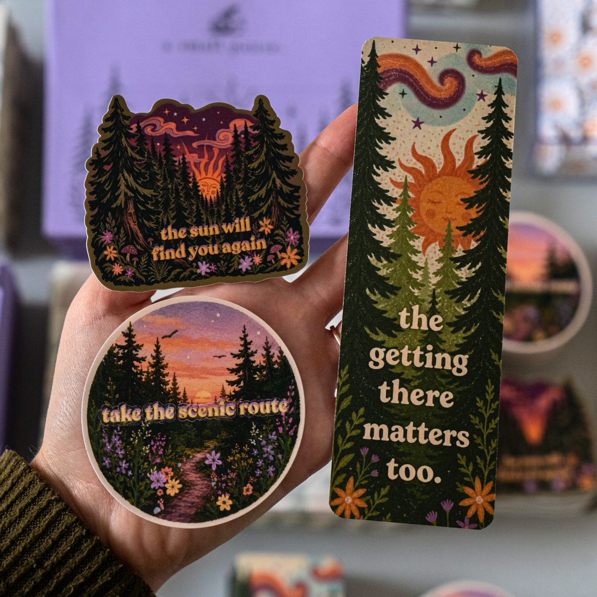 Take the Scenic Route Sticker