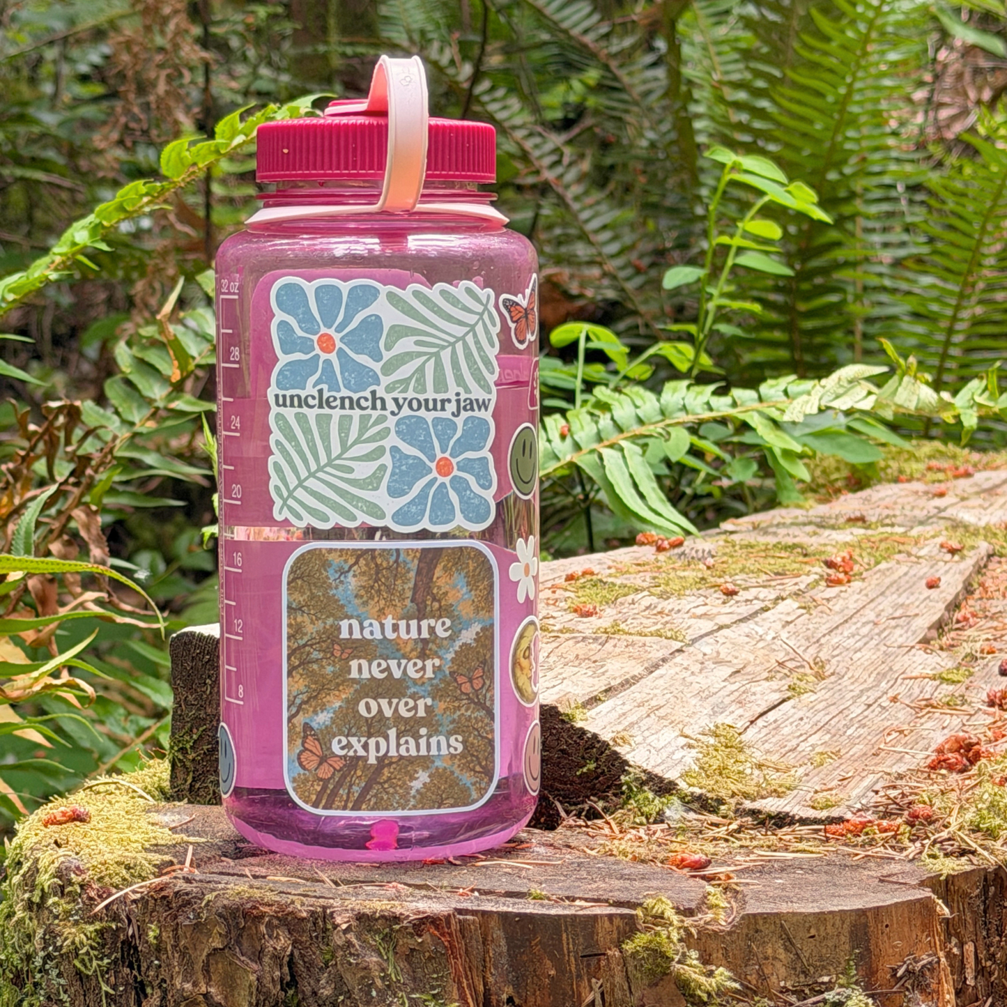 Nature Never Overexplains Sticker