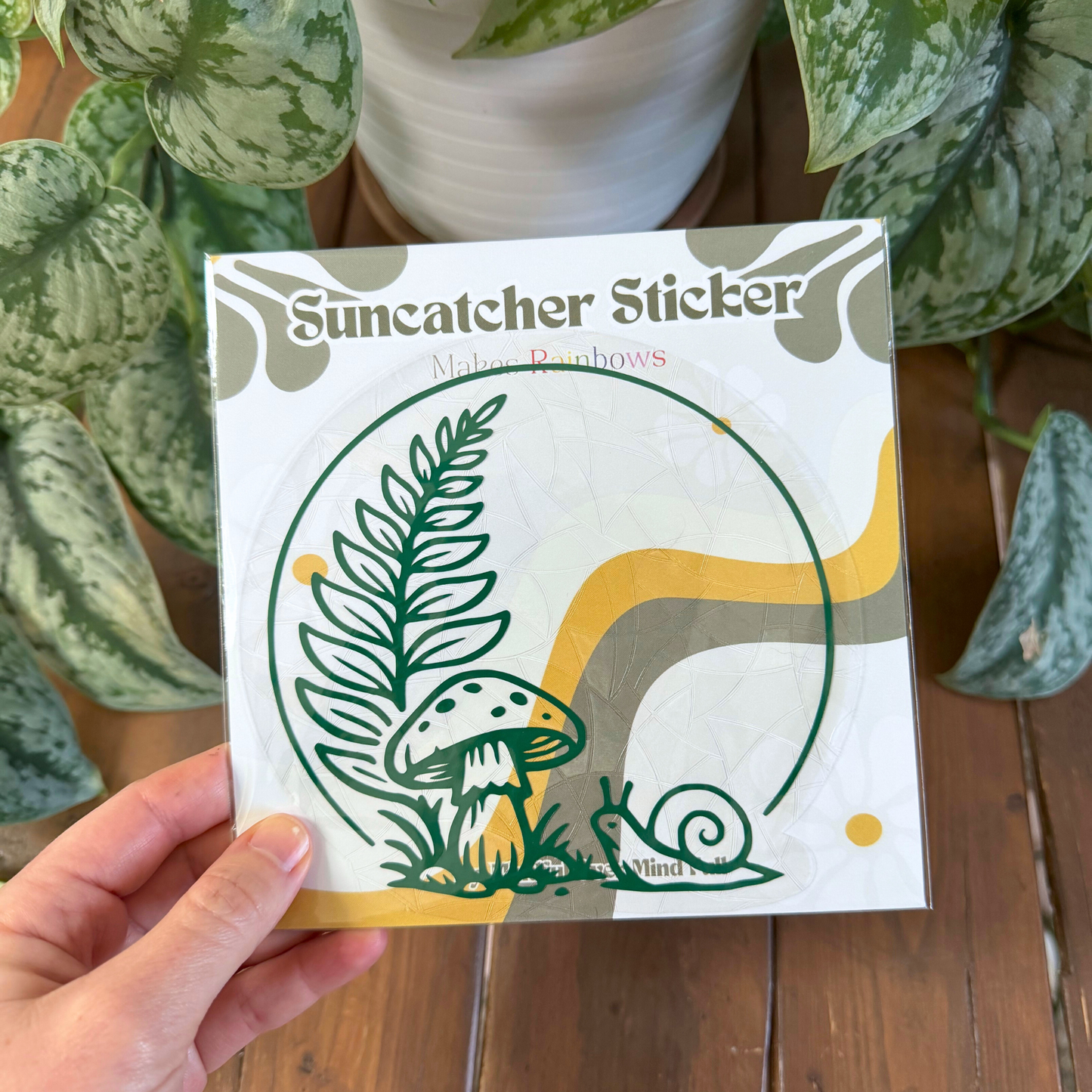 Fern Snail Suncatcher