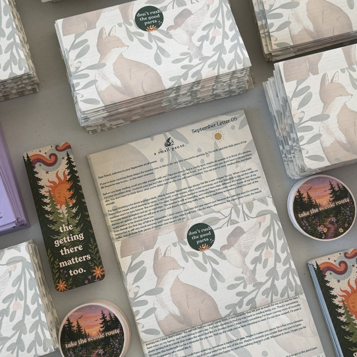 A Small Pause - Monthly Snail Mail Club