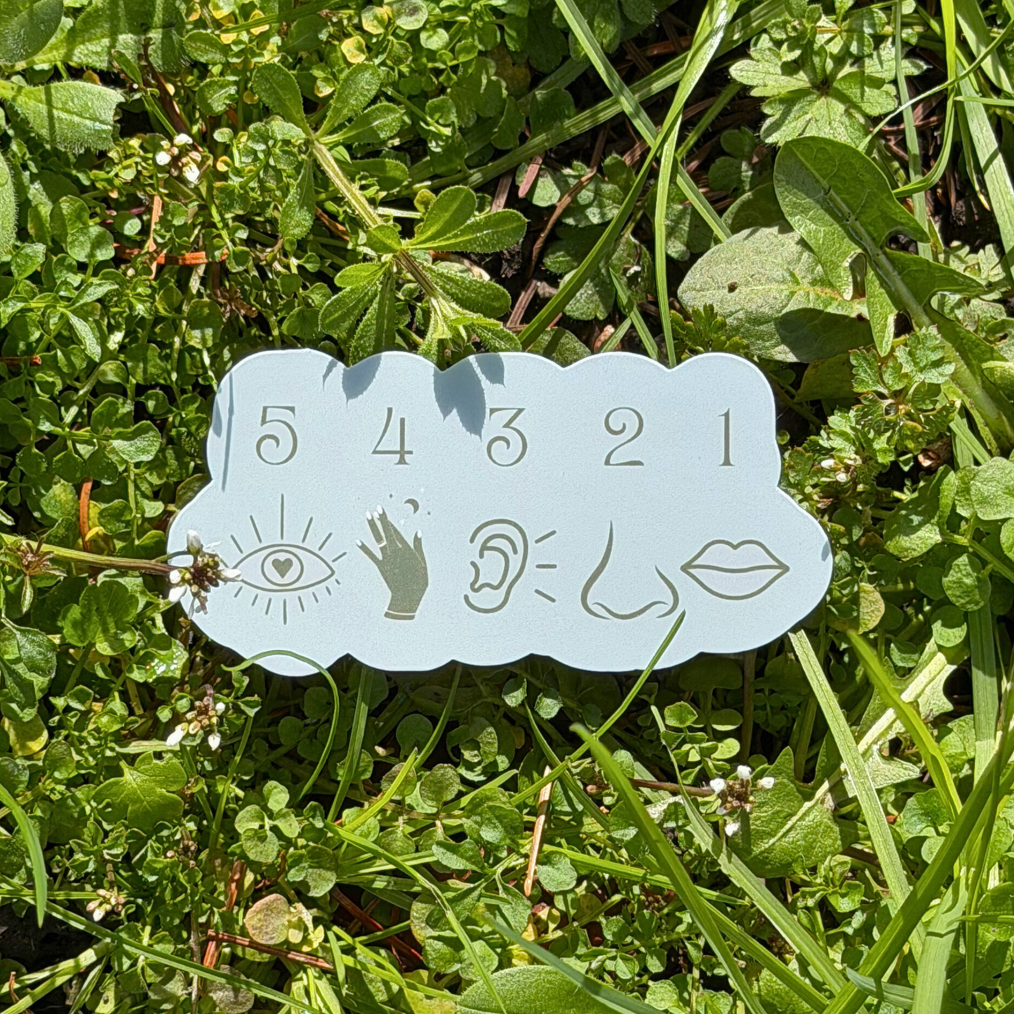 54321 Blue Therapy Sticker