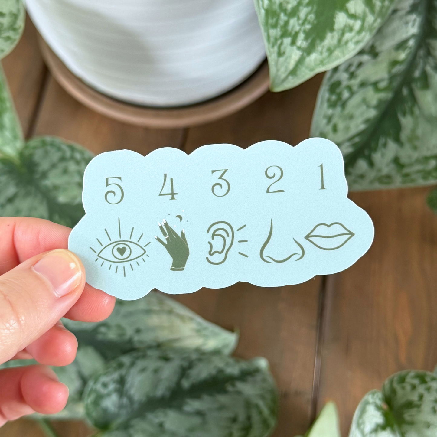 54321 Blue Therapy Sticker
