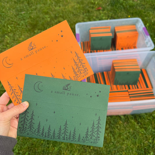 A Small Pause - Monthly Snail Mail Club