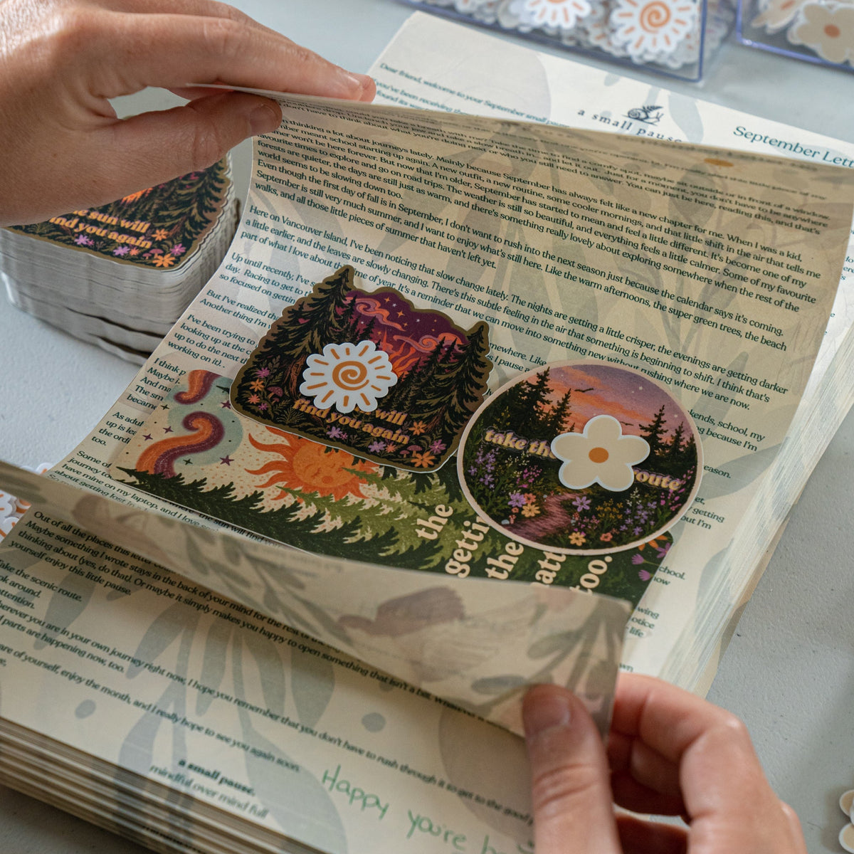 A Small Pause - Monthly Snail Mail Club