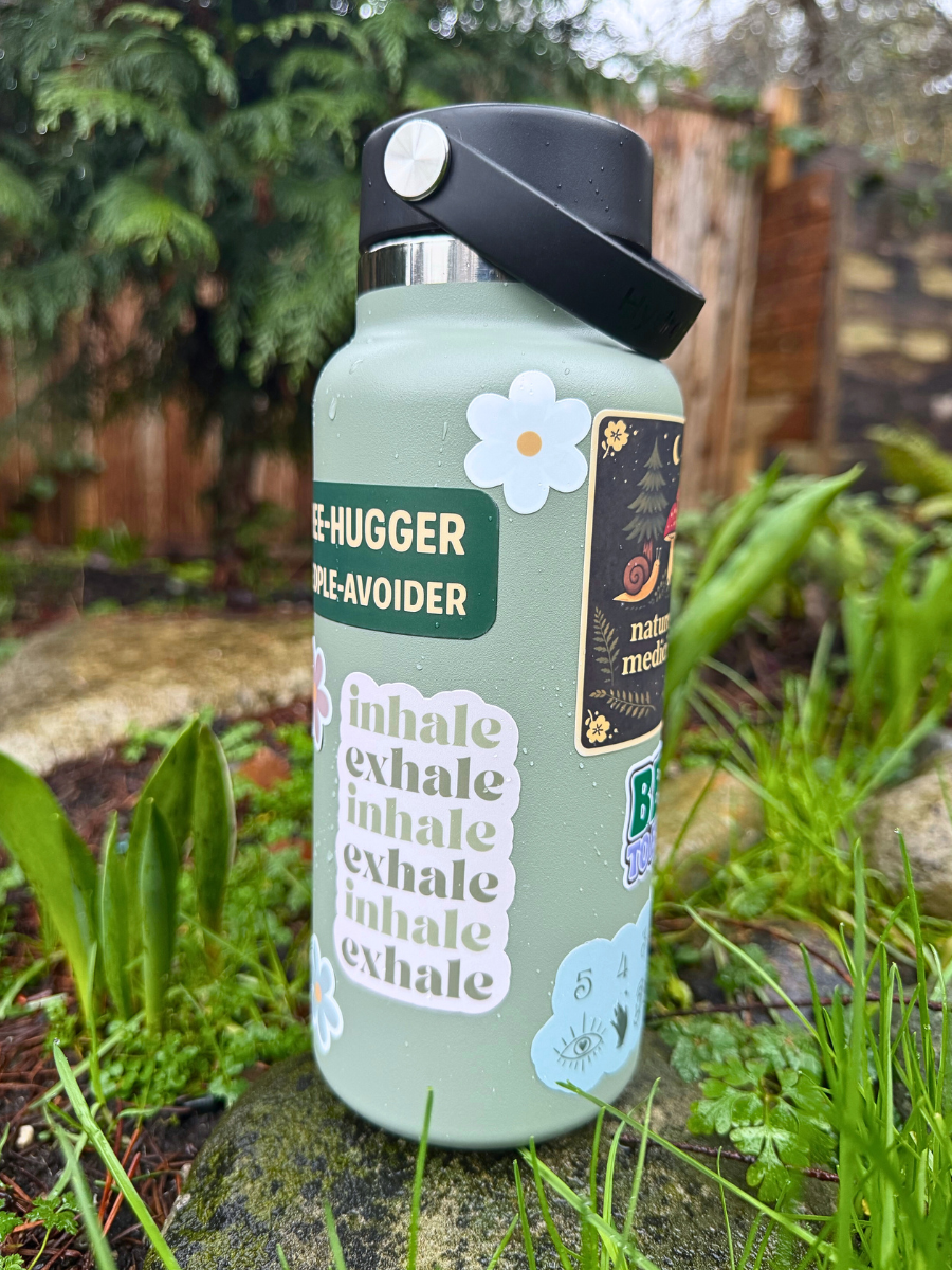 Inhale Exhale Meditation Sticker