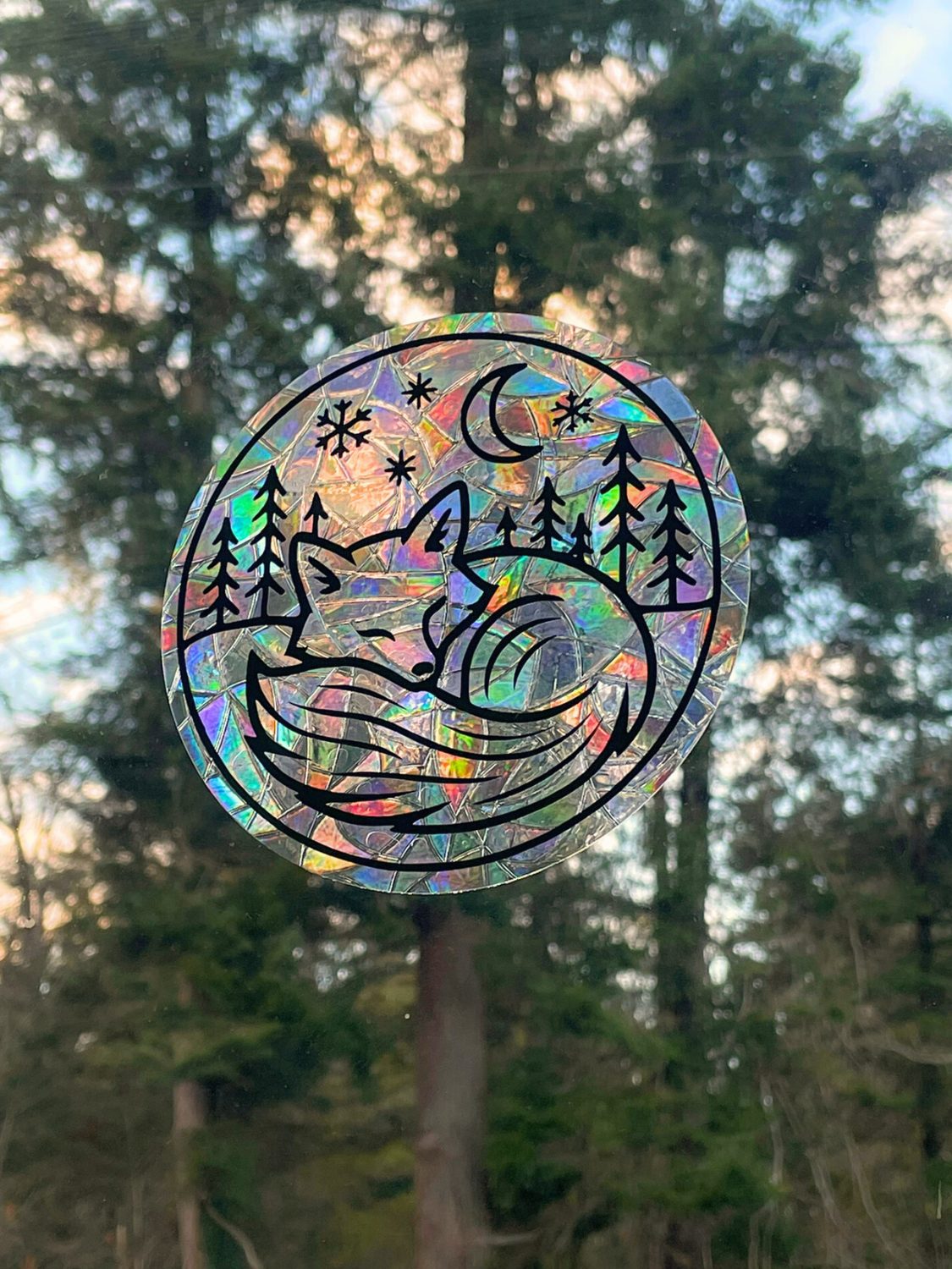 Sleeping Fox Suncatcher