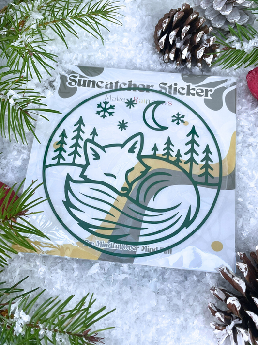 Sleeping Fox Suncatcher