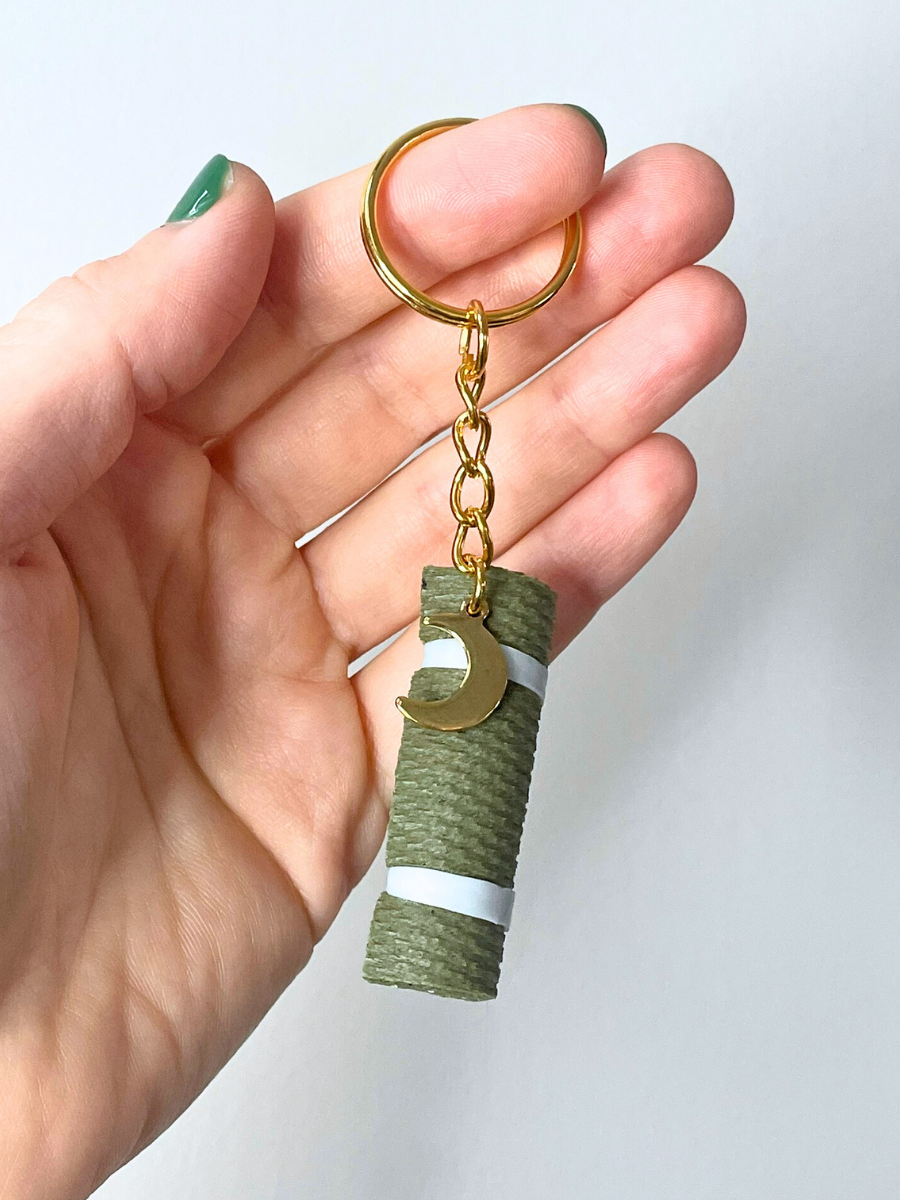 Mini Yoga Mat Keychain
