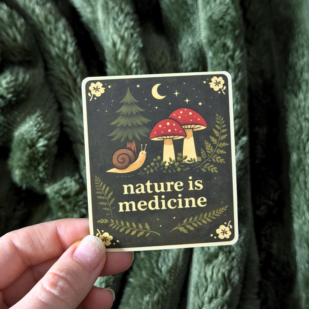 Nature is Medicine Sticker