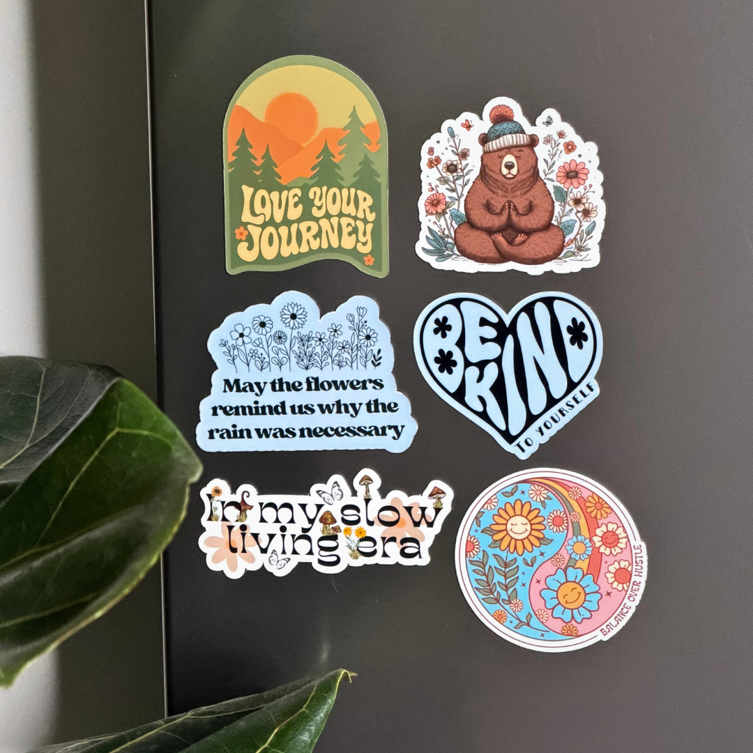 Be Kind, to Yourself - Holographic Magnet