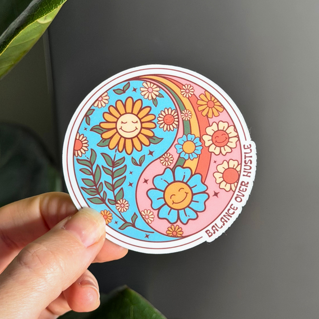 Balance Over Hustle Magnet