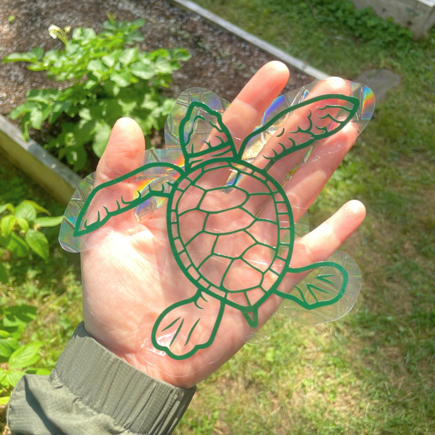Turtle Suncatcher Sticker