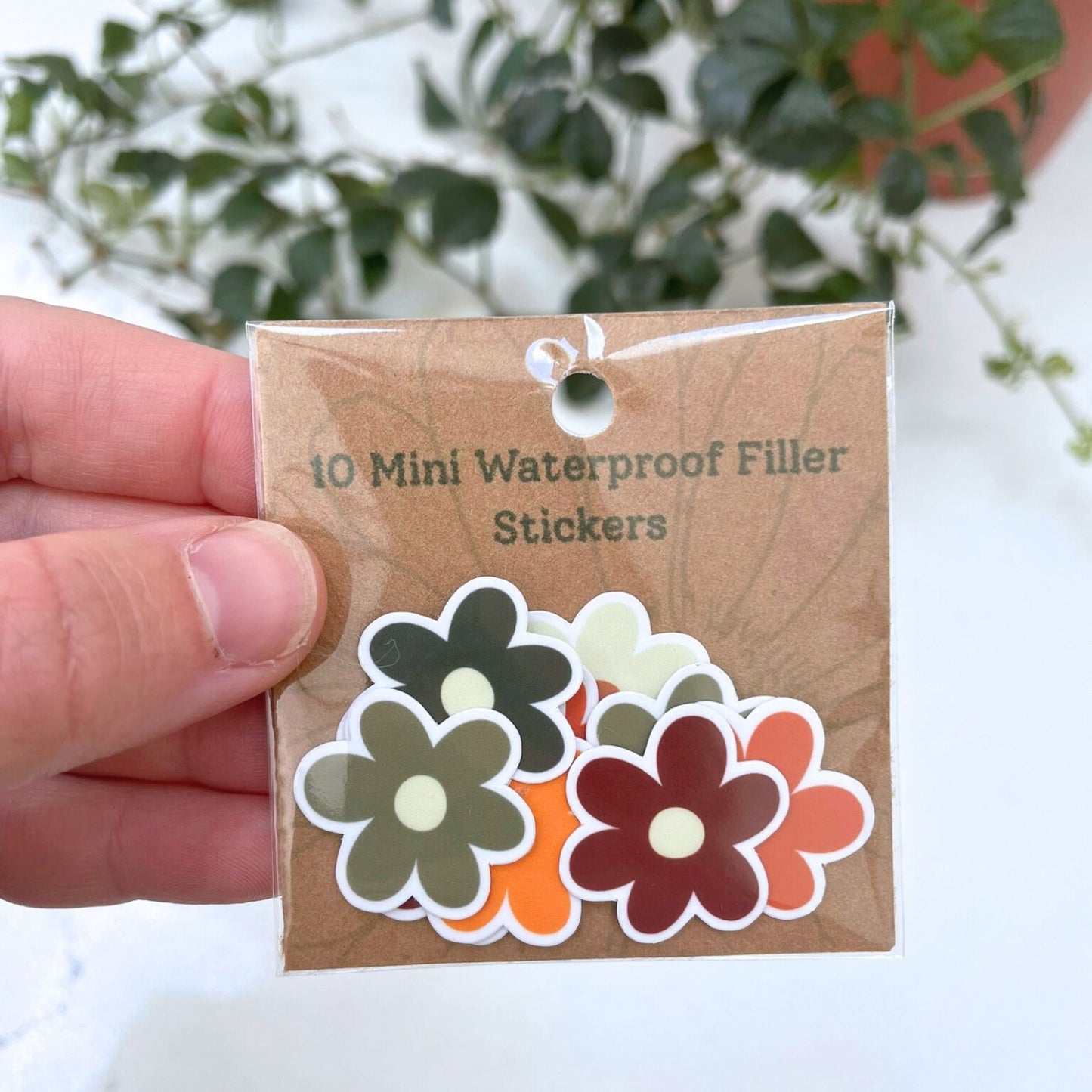 Mini Autumn Daisy Sticker Pack