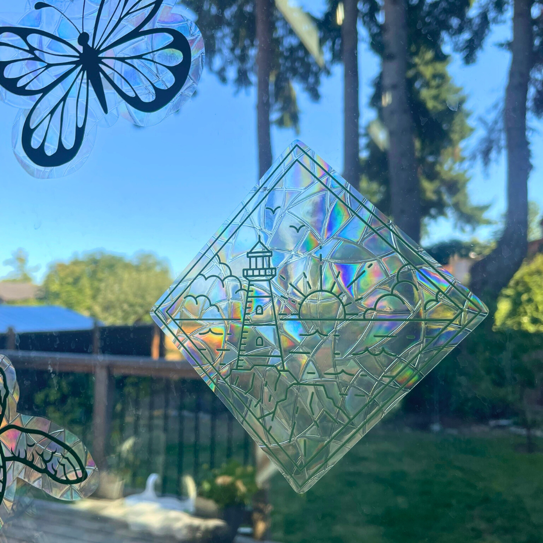 Lighthouse Suncatcher Sticker