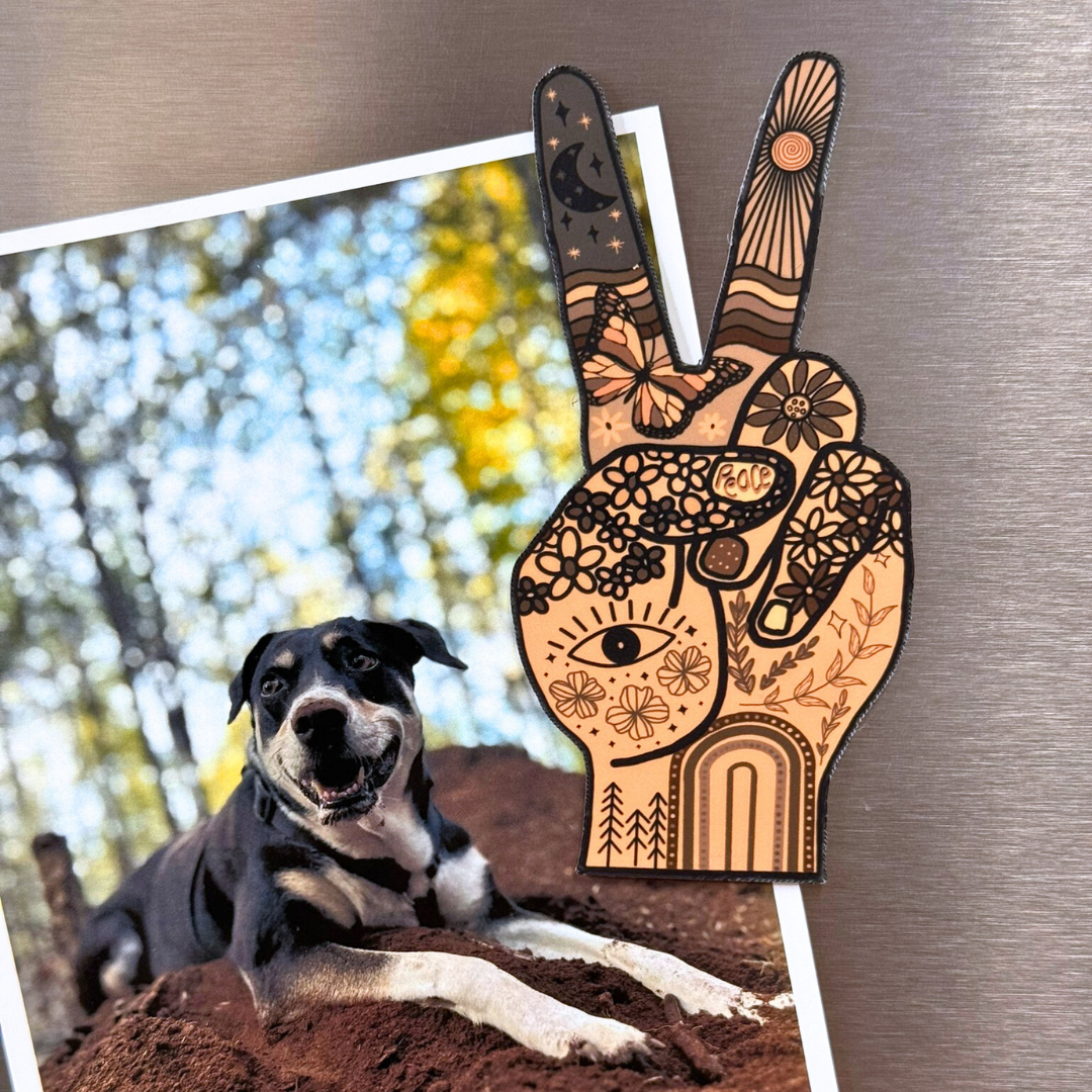 Peace Hand Magnet