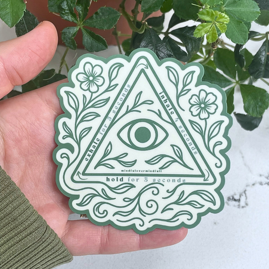 Third Eye Triangle Breathe Sticker