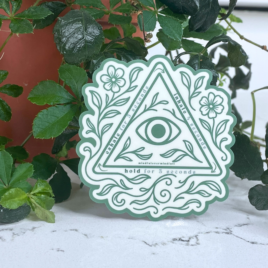 Third Eye Triangle Breathe Sticker