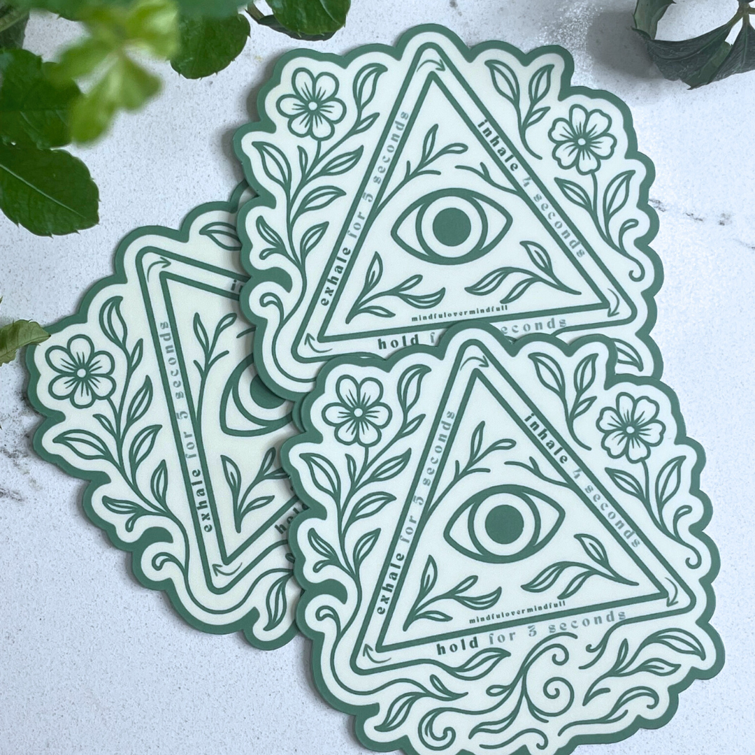 Third Eye Triangle Breathe Sticker