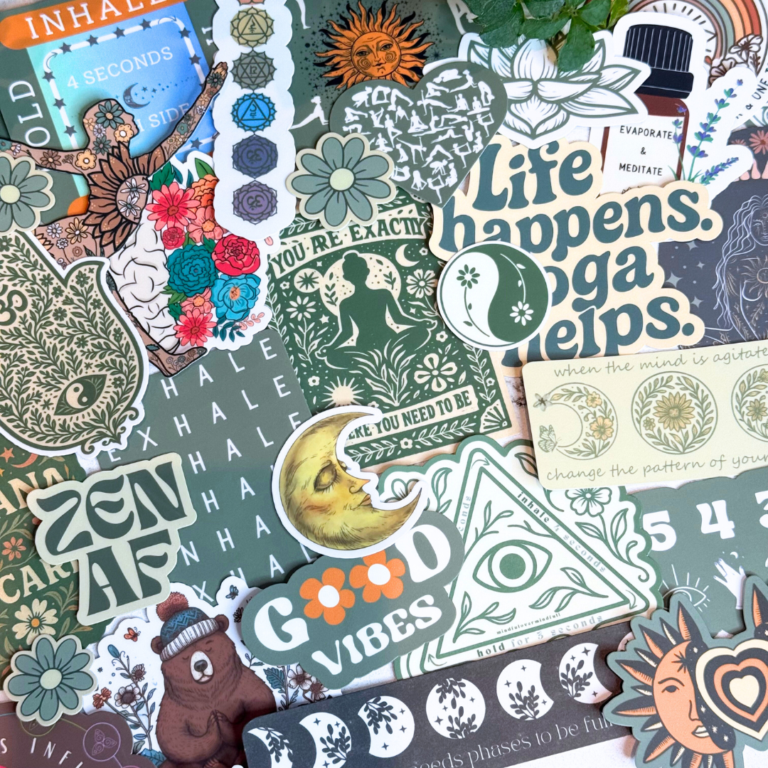 30 Ultimate Yoga Stickers
