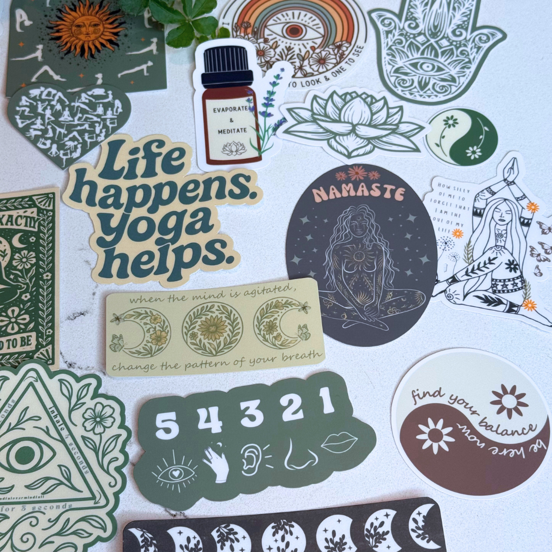 30 Ultimate Yoga Stickers