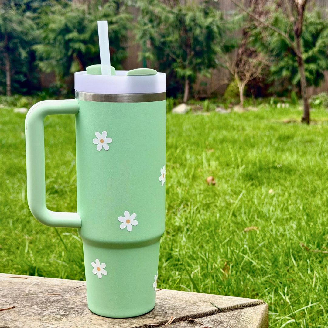 Mini White Daisy Stickers