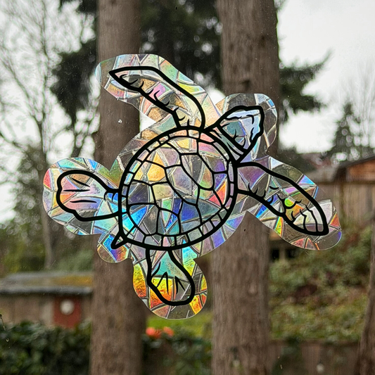 Turtle Suncatcher Sticker