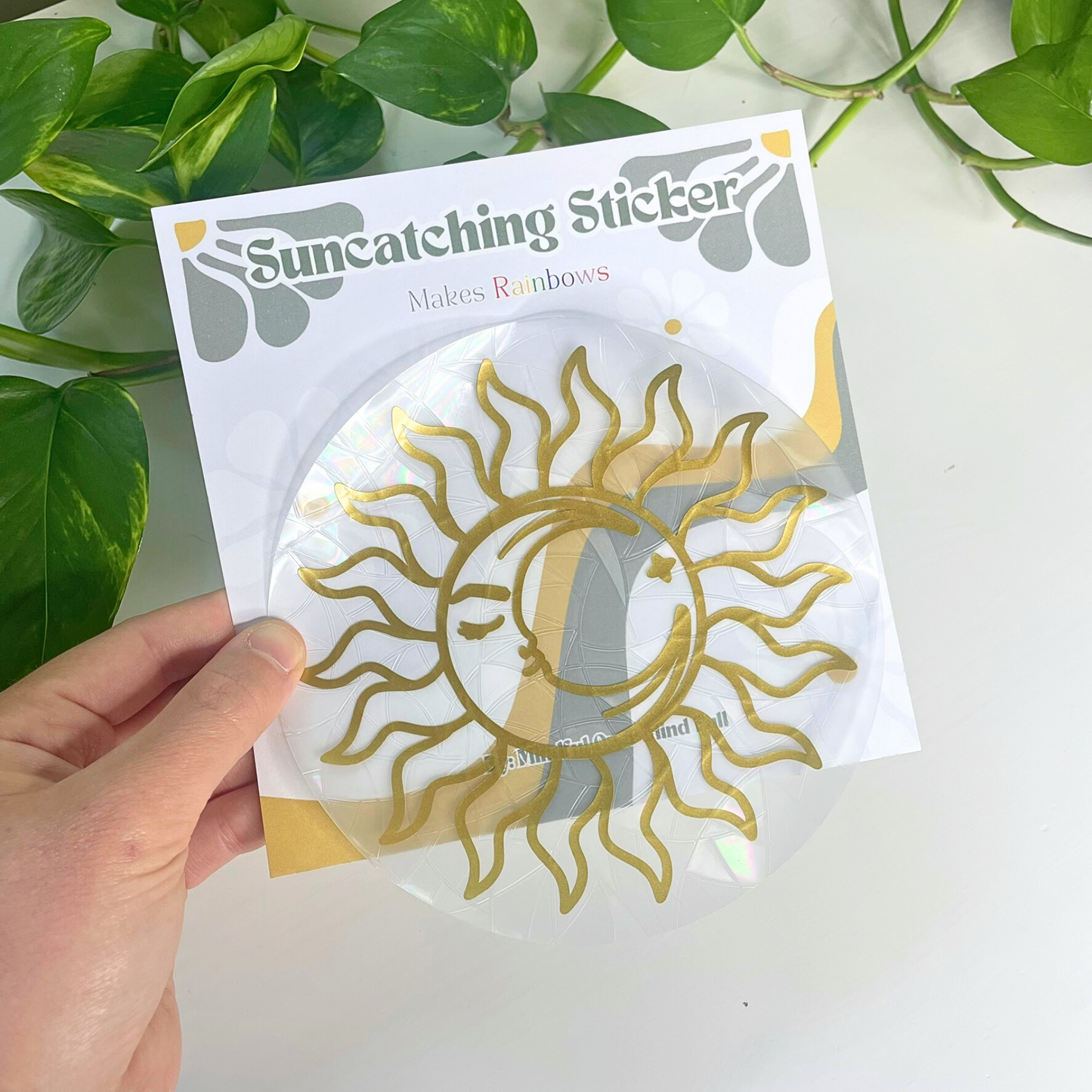 Sun and Moon Suncatcher