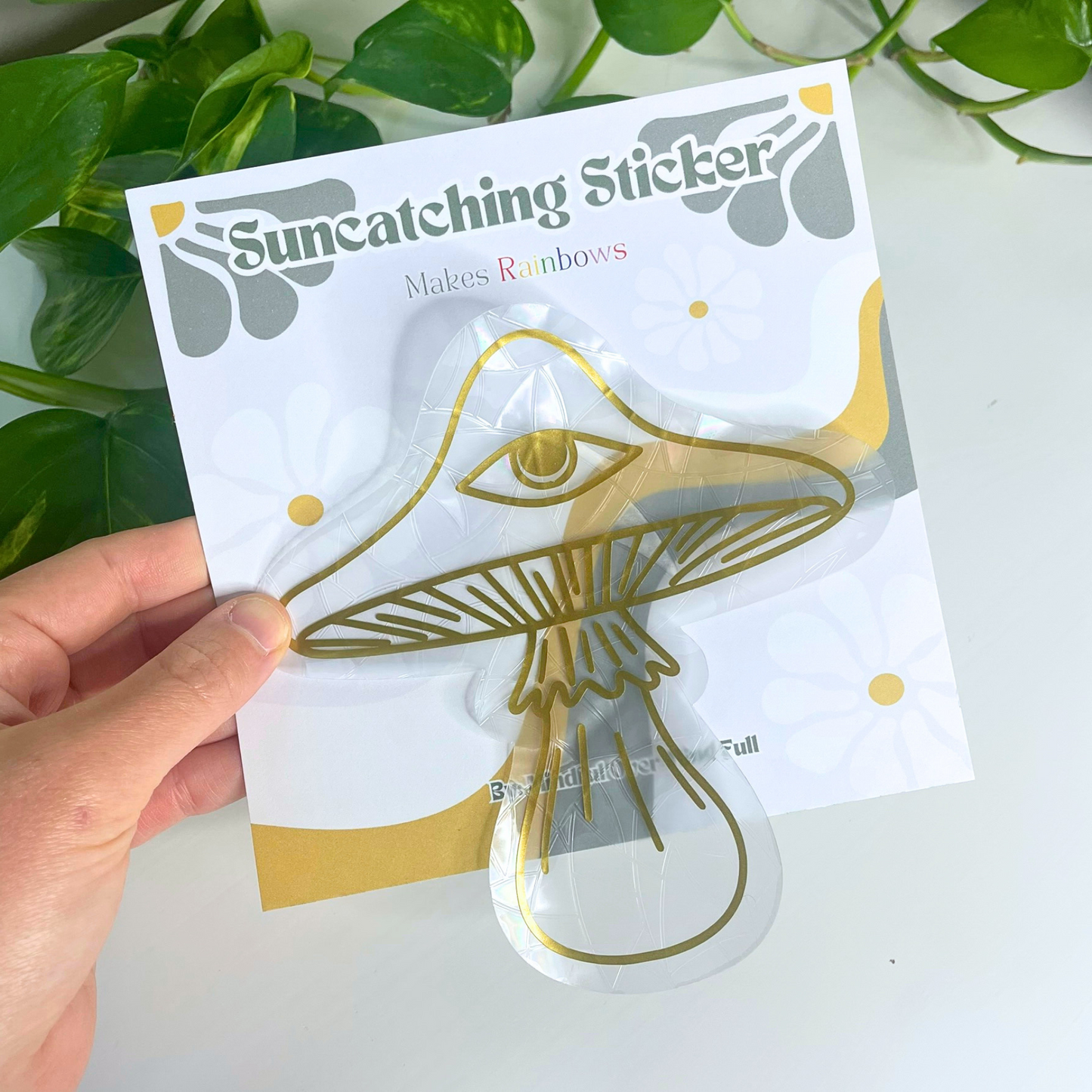 Third Eye Mushroom Suncatcher