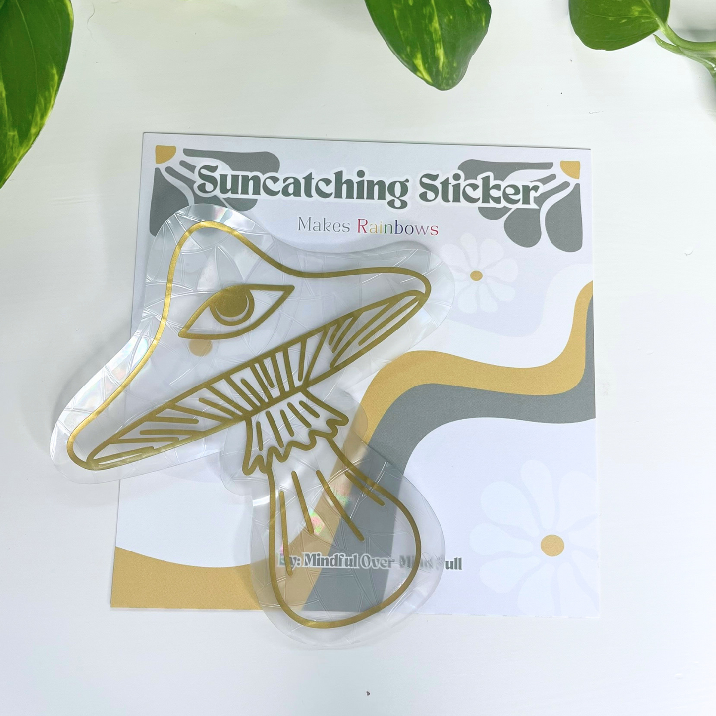 Third Eye Mushroom Suncatcher