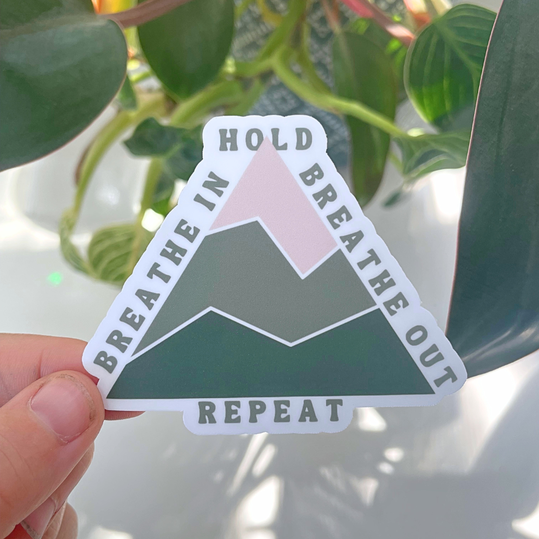 Mountain Triangle Breathing Sticker