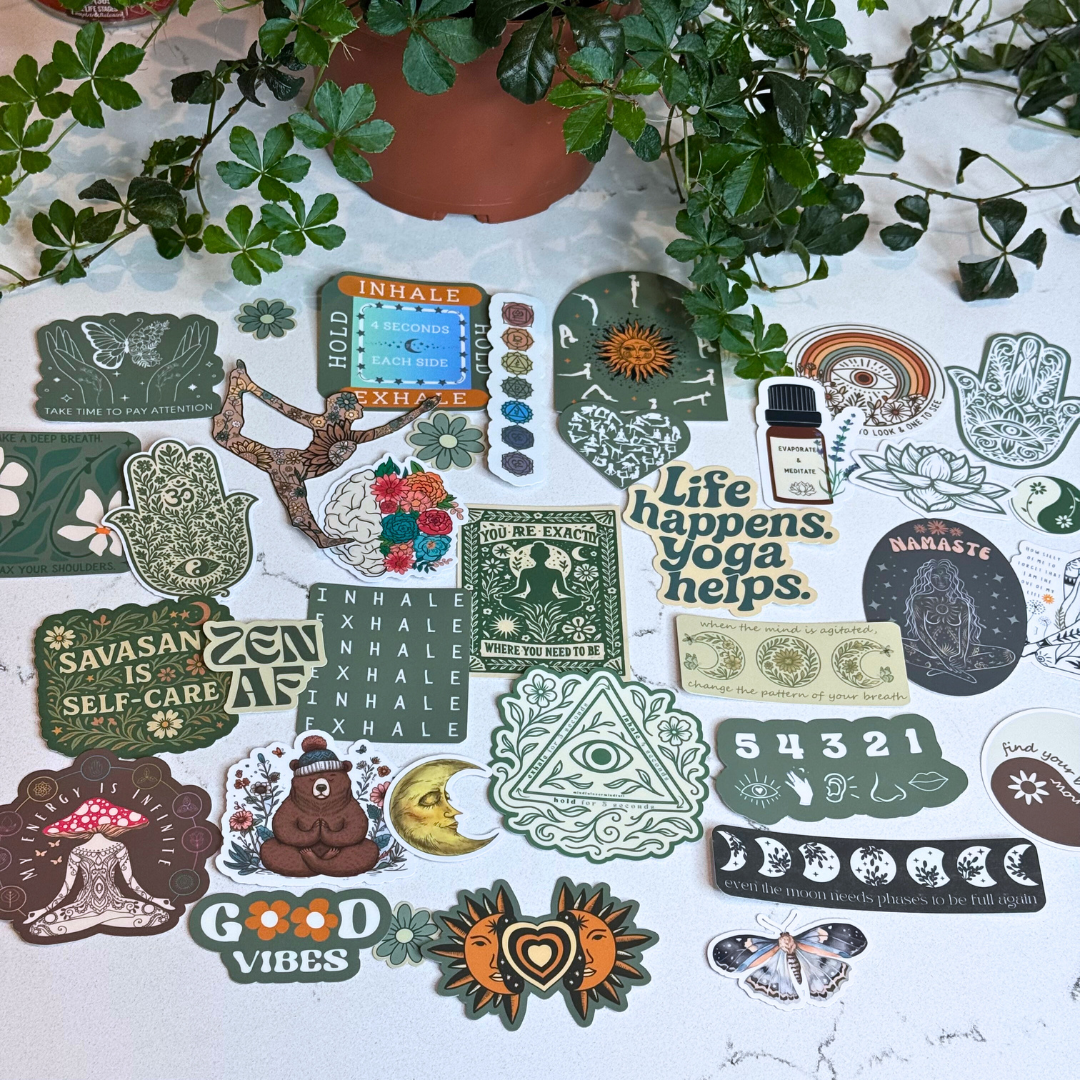 30 Ultimate Yoga Stickers