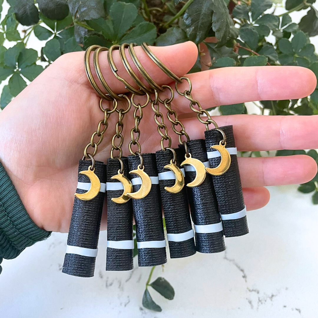 Mini Yoga Mat Keychain