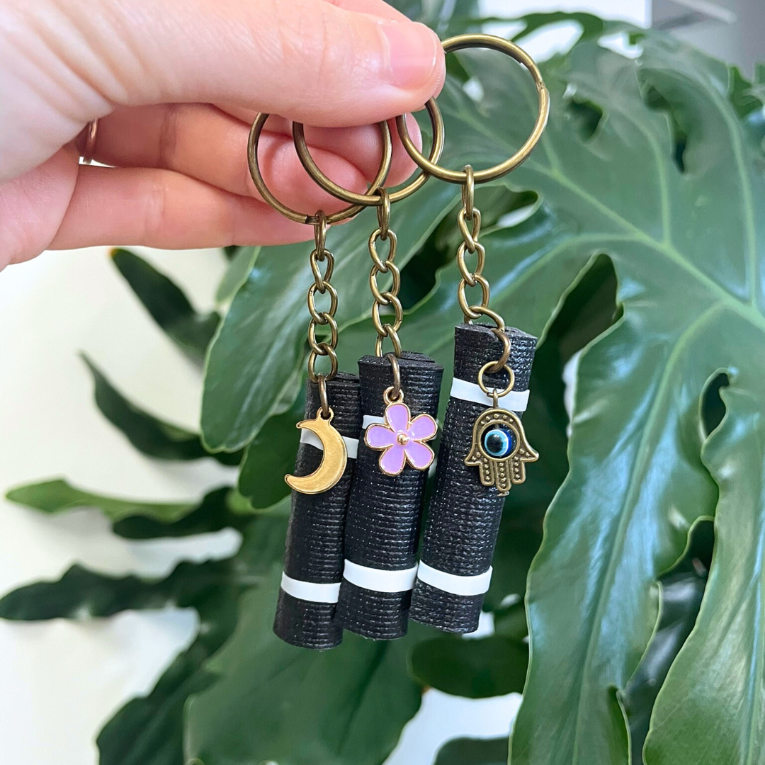 Mini Yoga Mat Keychain
