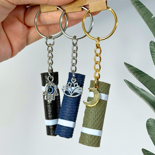 Mini Yoga Mat Keychain