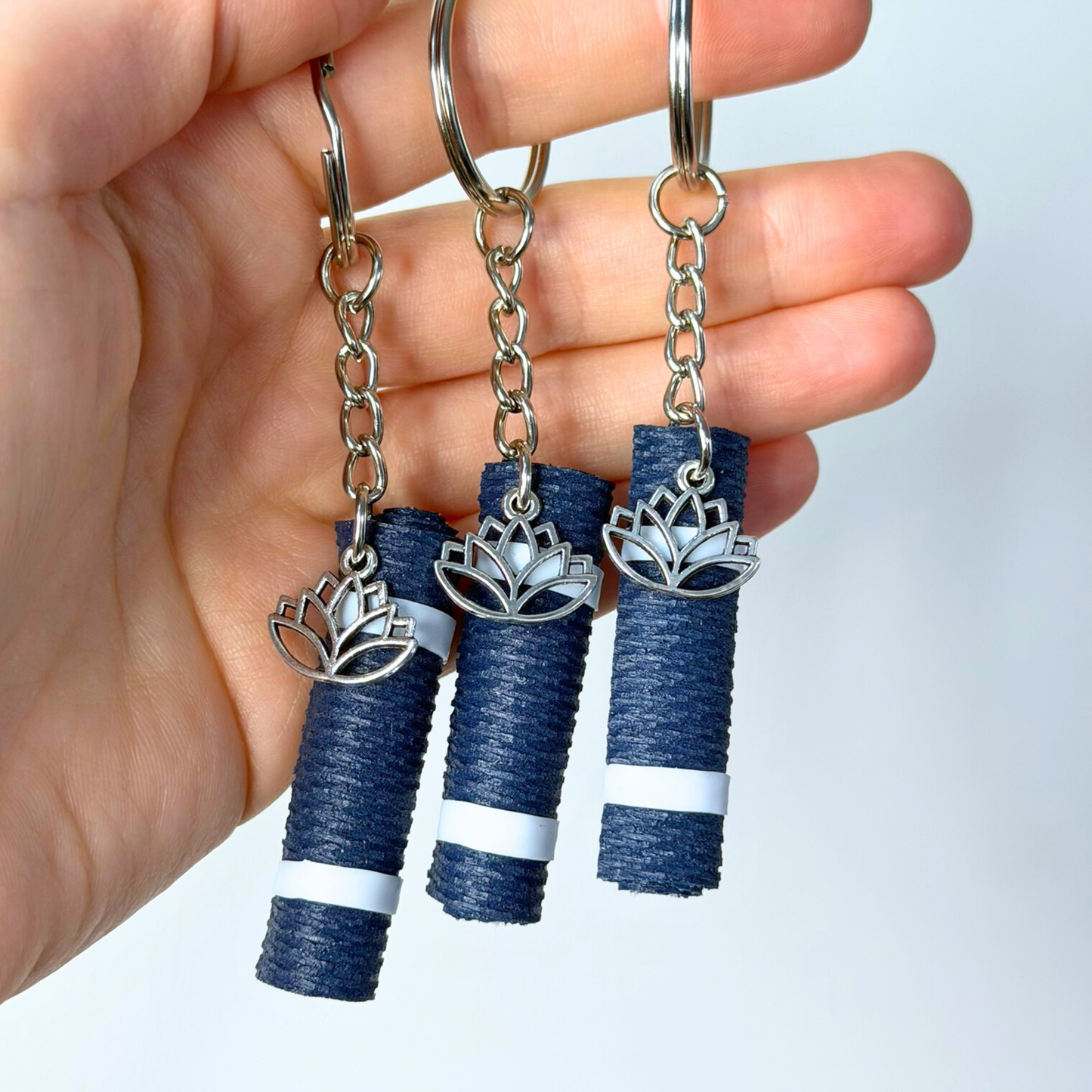 Mini Yoga Mat Keychain