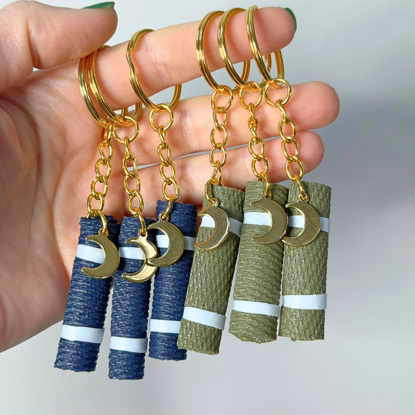 Mini Yoga Mat Keychain