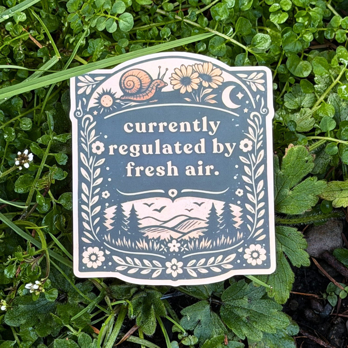 Currently Regulated by Fresh Air Sticker