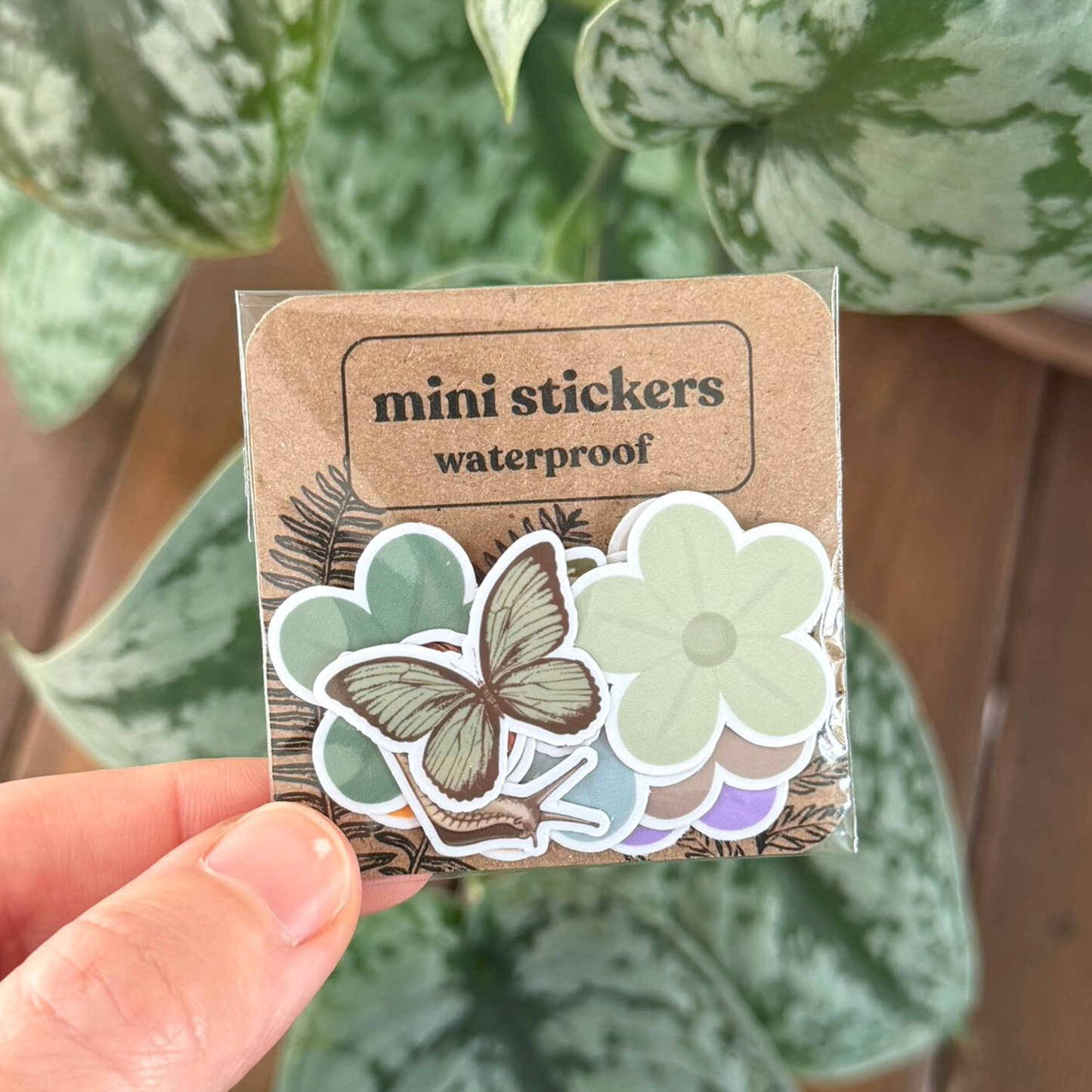 10 Mini Flower and Butterfly Sticker Pack
