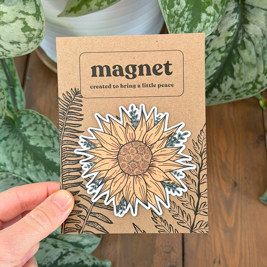 Sunflower Magnet