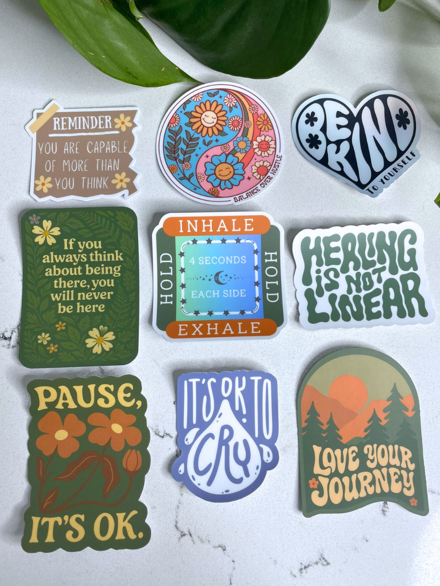 Mental Health Sticker Pack