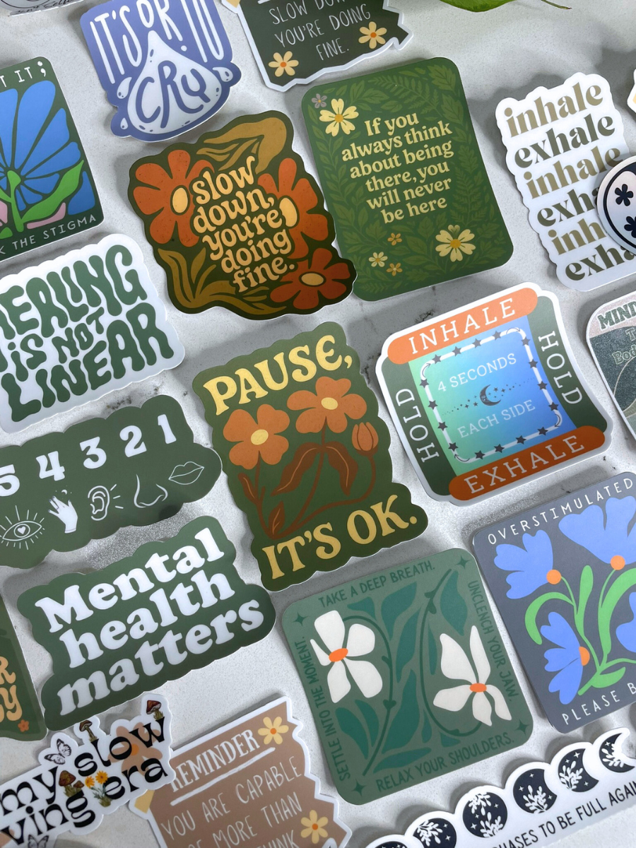 Mental Health Sticker Pack